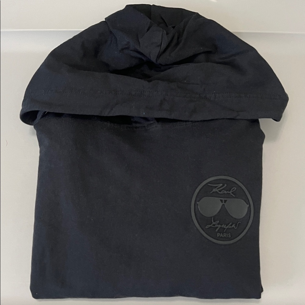Karl Lagerfeld Hoodie Black Size Small  - Altered